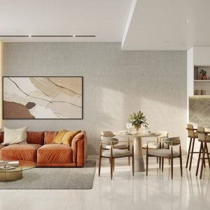 1BR TYPE 1_Kitchen+Liv